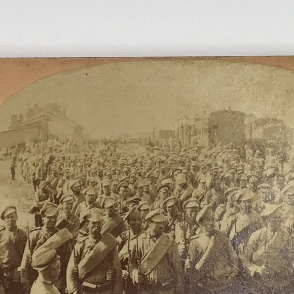 VINTAGE Stereograph Slide 16533 Military Scattered Forces Mukden Manchur… - Picture 2 of 9